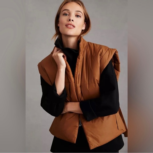 Pilcro Jackets & Blazers - Pilcro NWOT Packable Side Tie Puffer Vest